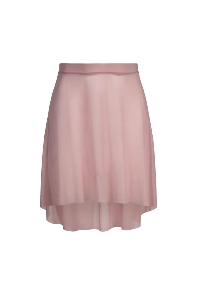 Къса розова балетна пола от тюл Rose Pink Short Mesh Skirt от Mara Dancewear