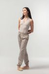 Светлосив загряващ балетен панталон Light Gray Warm-up pants от Mara Dancewear