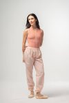 Пастелно розов загряващ балетен панталон Pastel Pink Warm-up pants от Mara Dancewear
