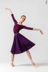 Zidans 2 Sleeves Leotard Wine – Front View