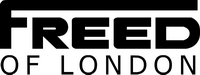 Официално лого на Freed of London – емблематичен марков знак за професионални балетни палци и танцови обувки.
