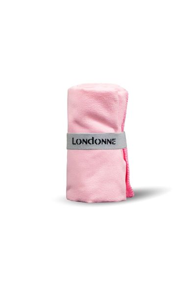 Мини кърпа от микрофибър Londonne в розово – изглед отпред